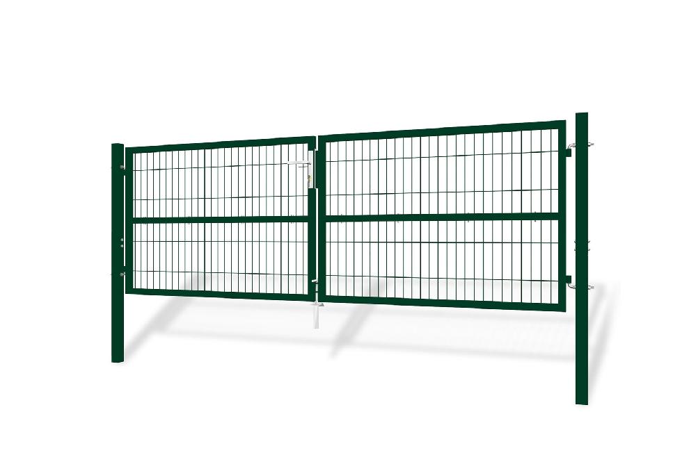 Puerta Batiente De Malla Metálica 3m RAZO 300B100 Verde