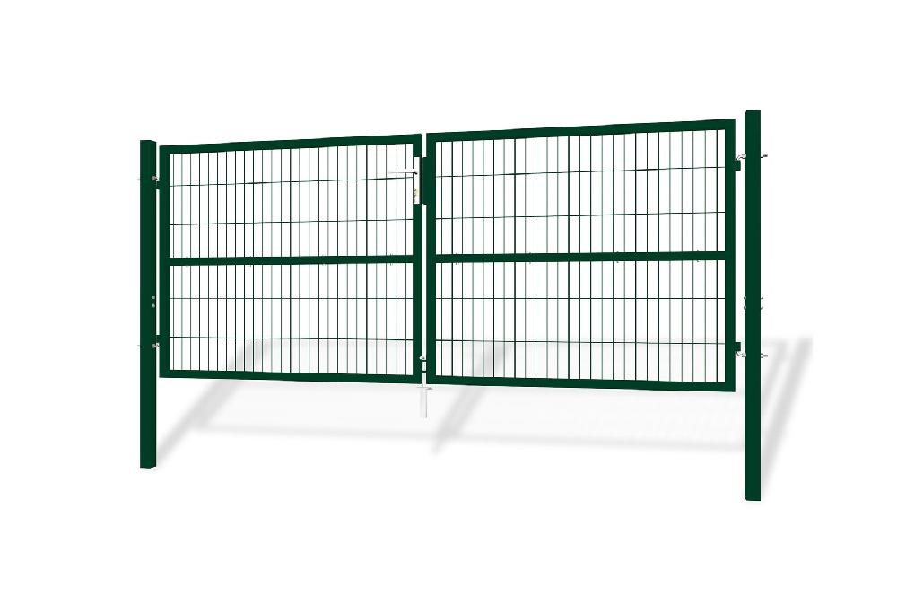 Puerta Batiente De Malla Metálica 3m RAZO 300B120 Verde