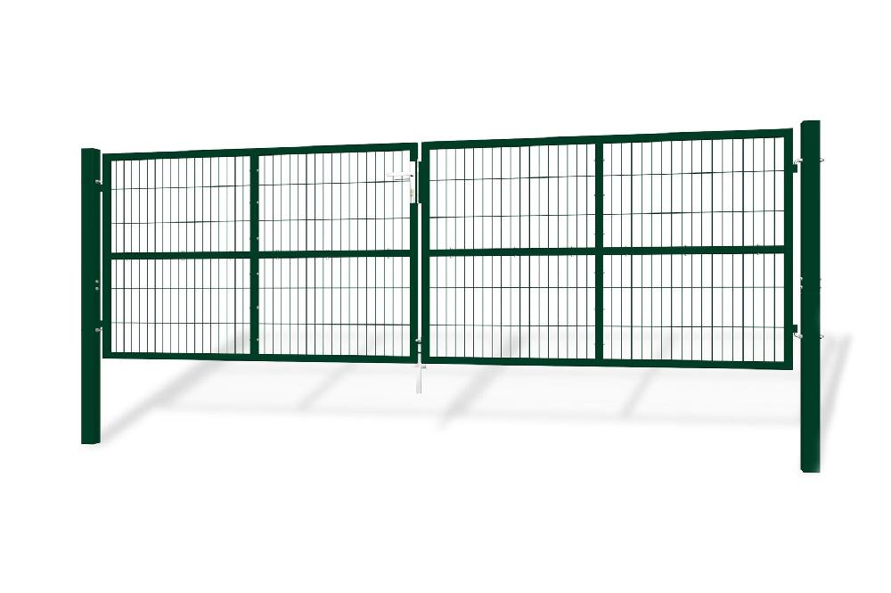 Puerta Batiente De Malla Metálica 4m RAZO 400B120 Verde