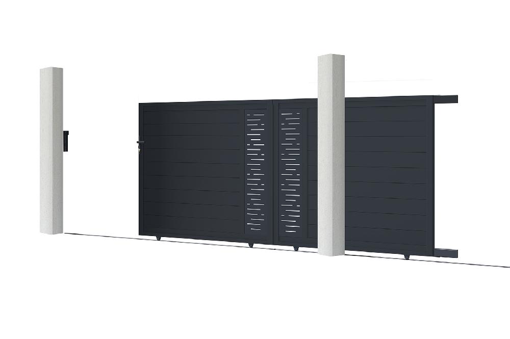 Puerta Corredera De Aluminio 3.5m ARLBERG 350C160