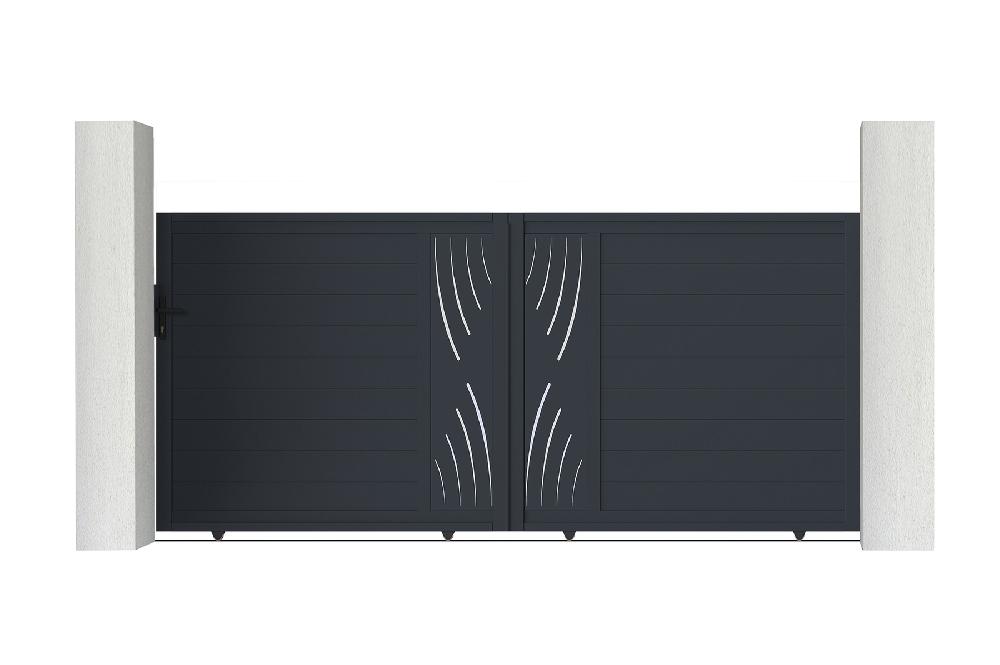 Puerta corredera de aluminio 3 5m VELETA 350C160