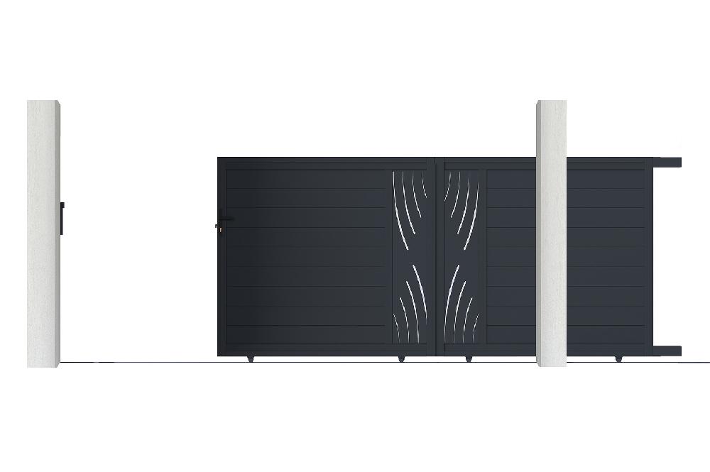 Puerta Corredera De Aluminio 3m VELETA 300C160