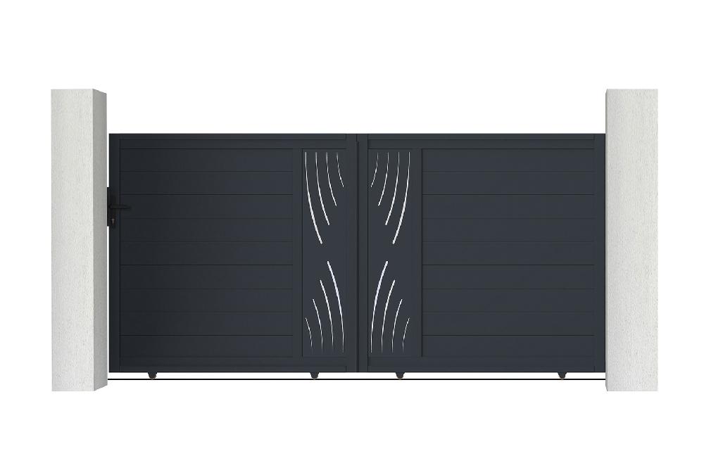 Puerta corredera de aluminio 3m VELETA 300C160