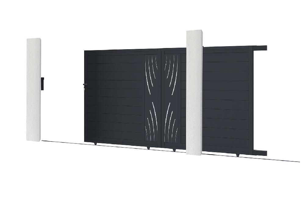 Puerta Corredera De Aluminio 3m VELETA 300C180