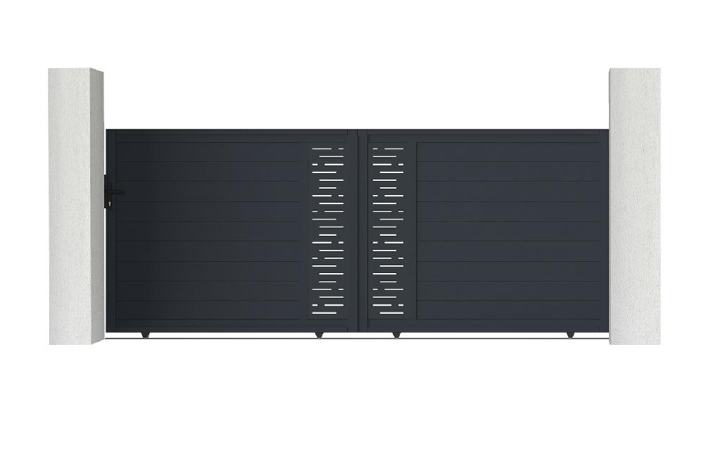 Puerta corredera de aluminio 4m ARLBERG 400C160