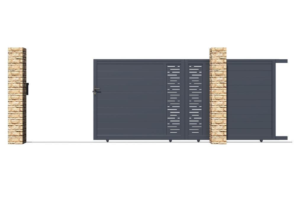 Puerta Corredera De Aluminio 4m ARLBERG 400C180