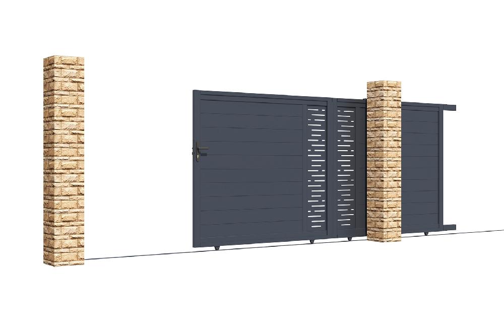 Puerta Corredera De Aluminio 4m ARLBERG 400C180