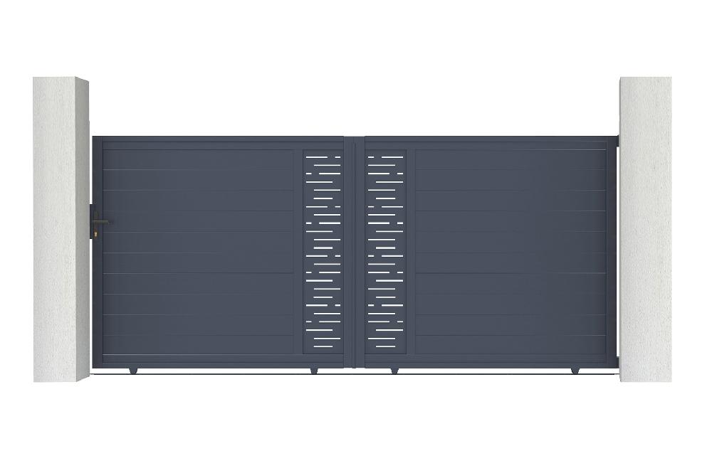 Puerta corredera de aluminio 4m ARLBERG 400C180