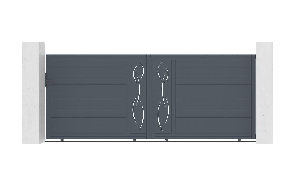 Puerta corredera de aluminio 4m LIFE 400C160