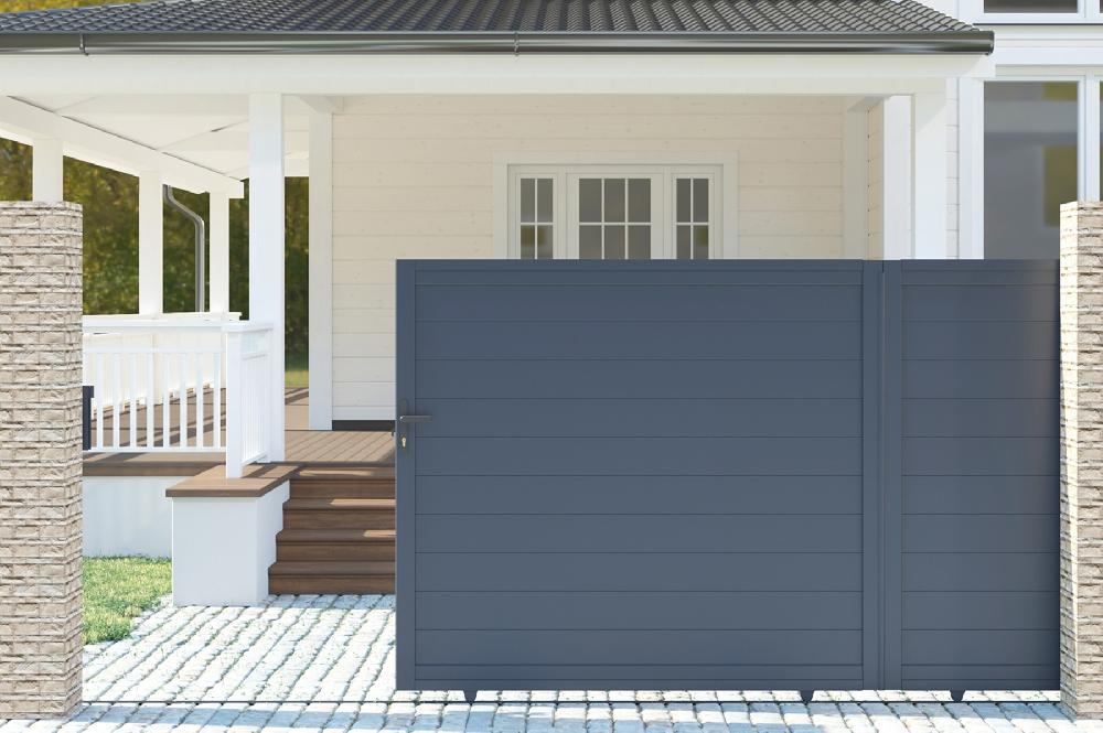 Puerta Corredera De Aluminio Soldado 3m EIGER 300C160