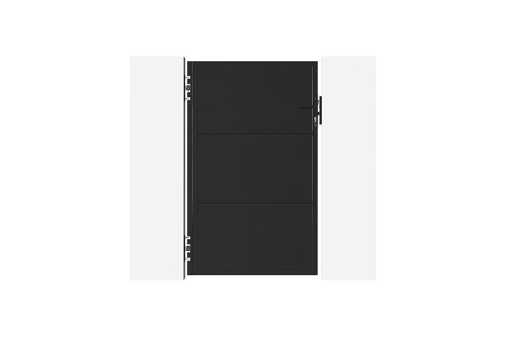 Puerta De Acero 1M NALI H.160cm Negro Mate