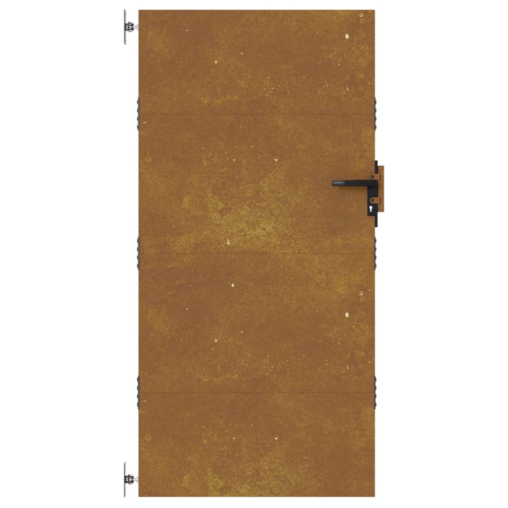 Puerta De Jardín 85x200 Cm Acero Corten