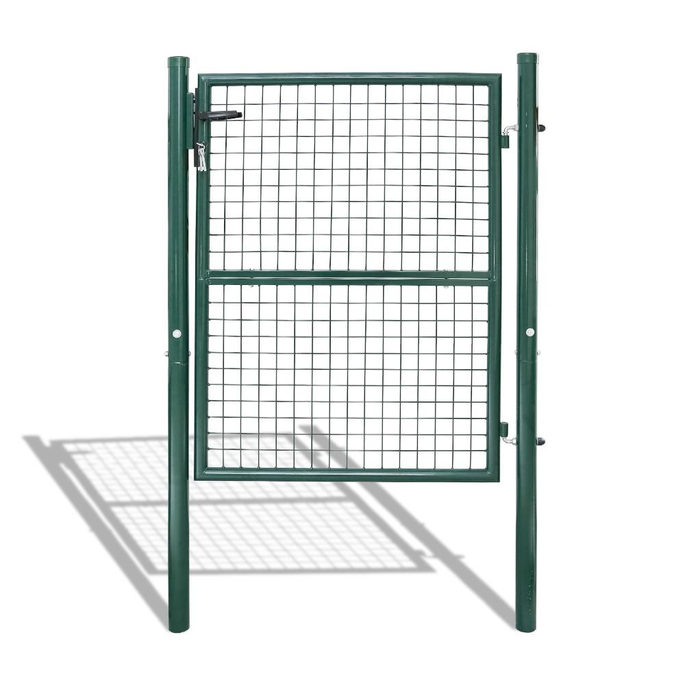 Puerta de jardín porte de porte de Court Jardín Cerrar Porte Tubo Porte Redonde Green 100x125cm