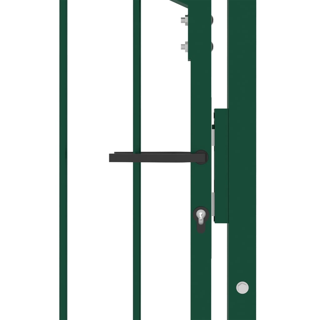 Puerta De Jardín | Puerta De Valla Con Picos Acero Verde 100x150 Cm CFW78681
