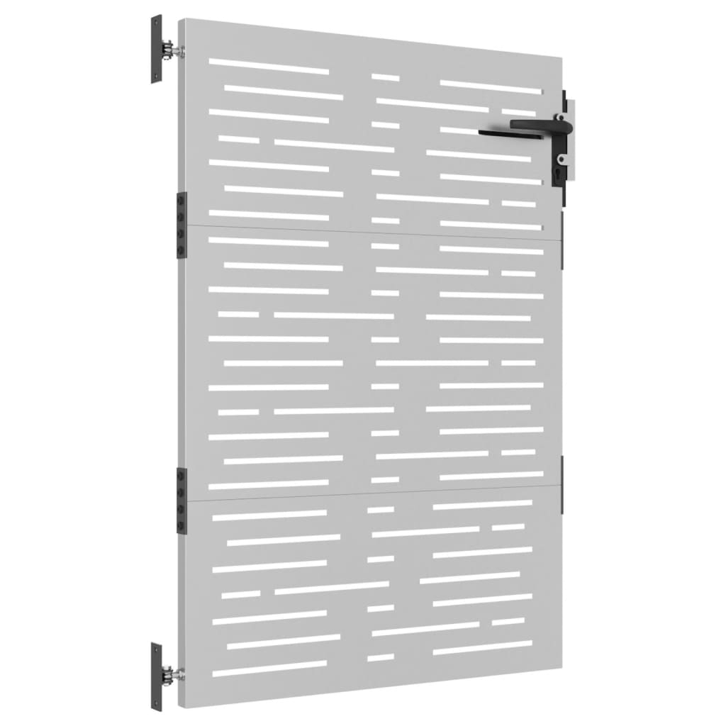 Puerta De Jardín | Puerta Para Valla Acero Corten Diseño Cuadrado 85x150 Cm CFW91065