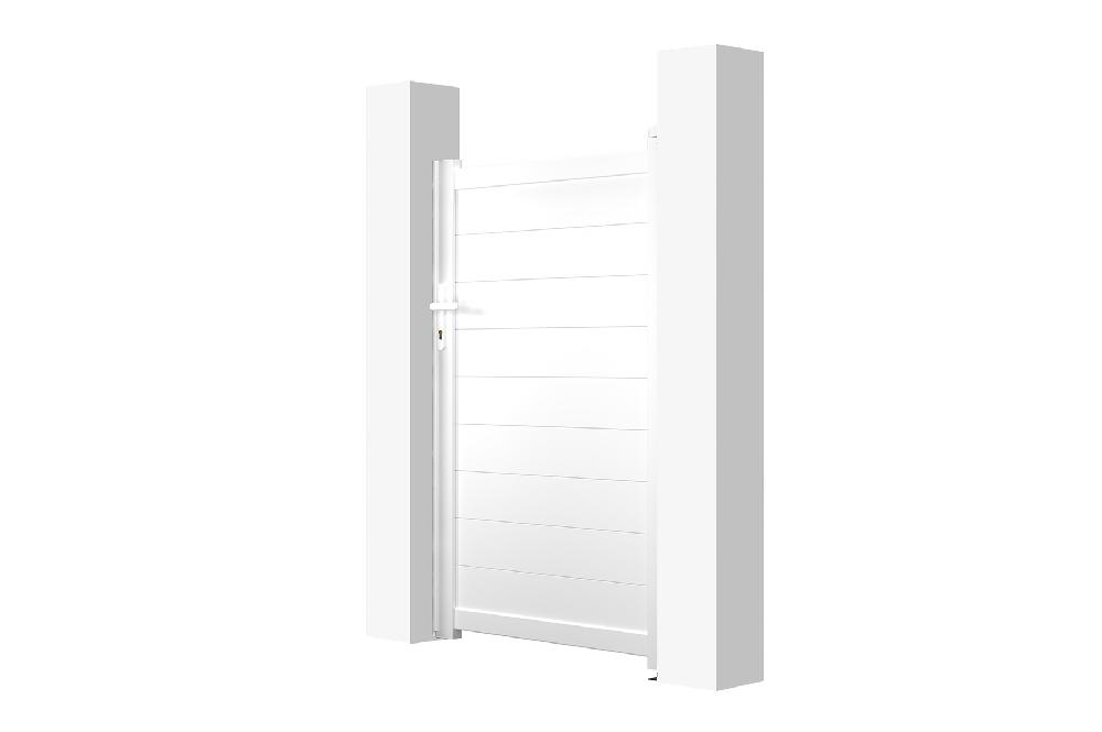 Puerta peatonal blanco EIGER 100P160