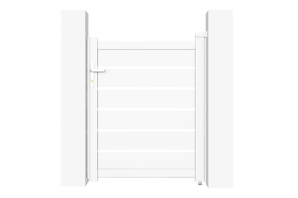 Puerta peatonal blanco VOGEL 100P120