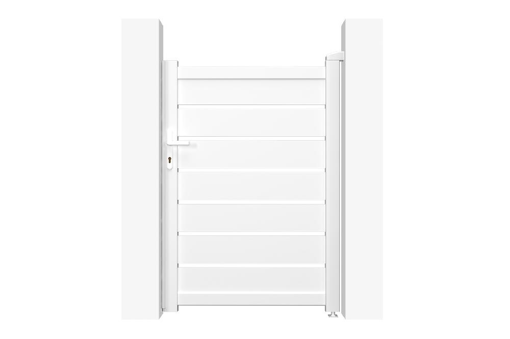 Puerta peatonal blanco VOGEL 100P140