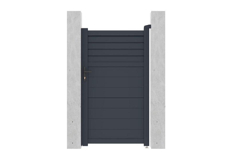 Puerta Peatonal CARPATIA 100x180cm Gris