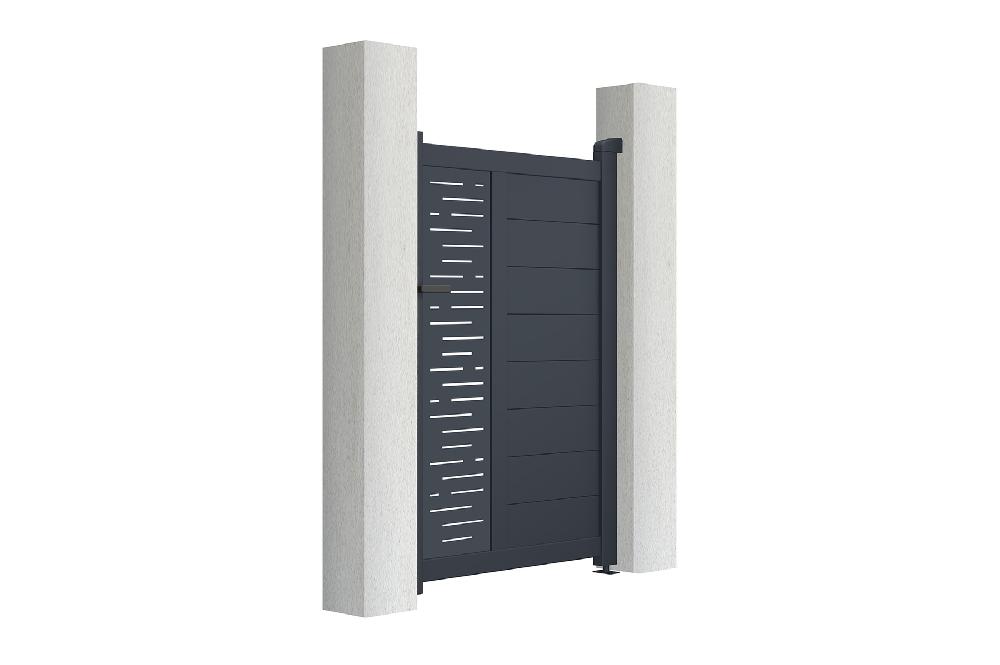 Puerta Peatonal Gris ARLBERG 100P140