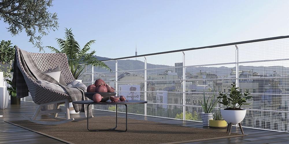 Red De PVC Para Cercado Ligero De Jardín Malla Colorado 5x5mm Blanco Redes Americanas - Malla 10x10 Mm