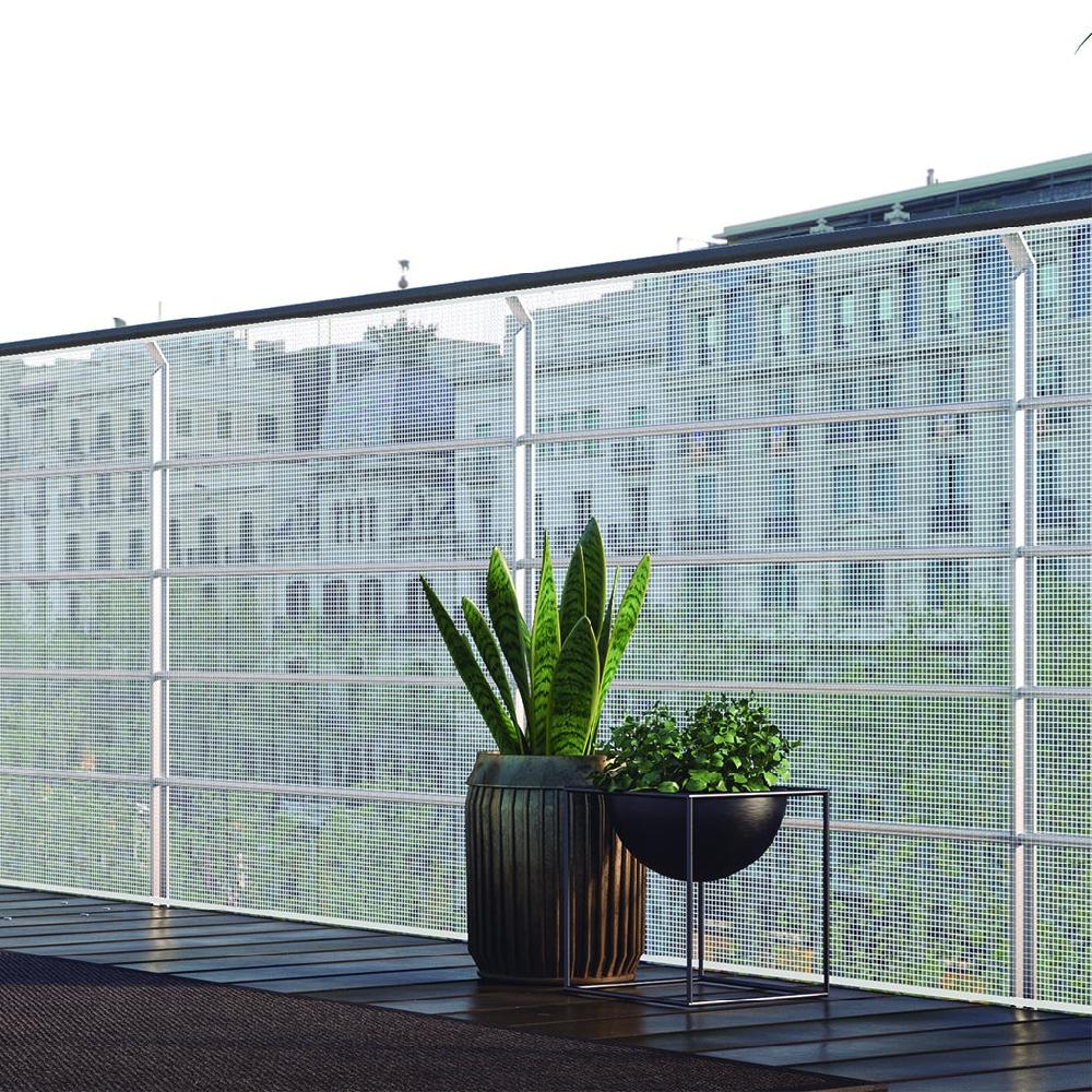 Red de PVC para cercado ligero de jardín Malla Colorado 5x5mm Blanco Redes Americanas - Malla 10x10 mm