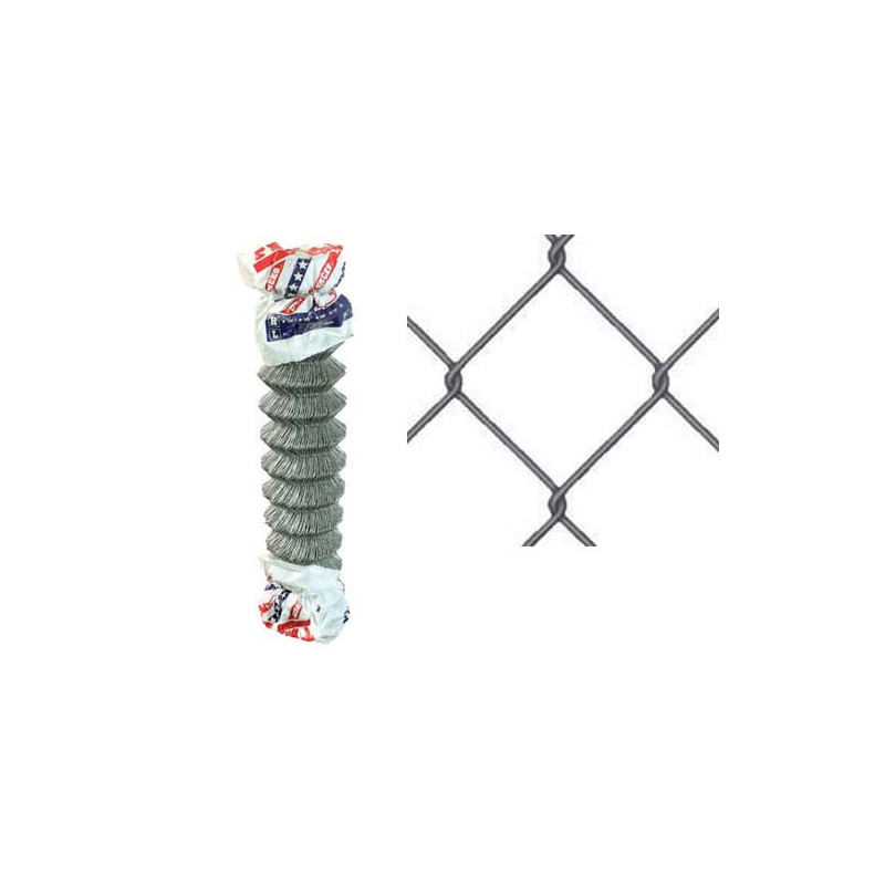 Red galvanizada para cercado de animales con malla romboidal suelta 50x50 Rollo 25mt alambre Ø1 8 - ALTURA 175cm