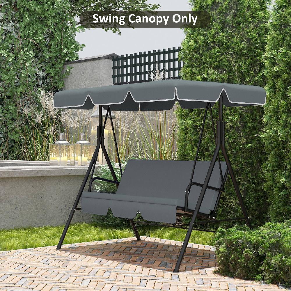 Repuesto De Toldo OUTSUNNY Poliéster Gris Oscuro 192x144 Cm 84A-287V00CG