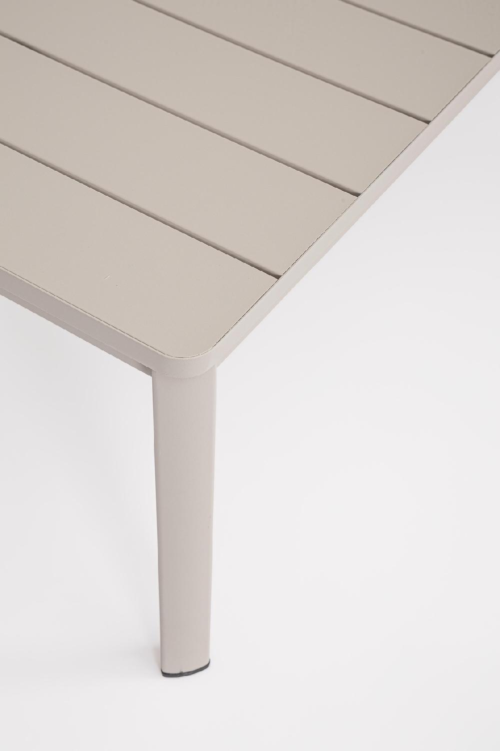 Salón Con Sillones Y Mesa De Centro En Rastin "KONNOR" Estructura De Aluminio Para Terraza Y Jardín