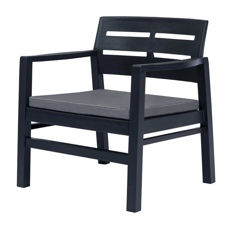 Salón Resina "Java" 2 Sillones + Mesa Jardín