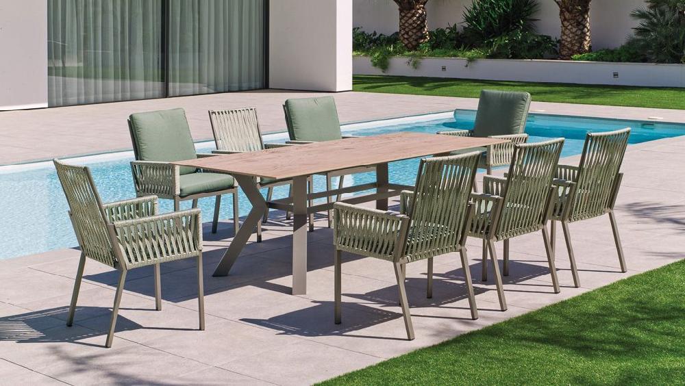 SET BOHEME/CATANIA-3 220/8 PIEDRA MADERA