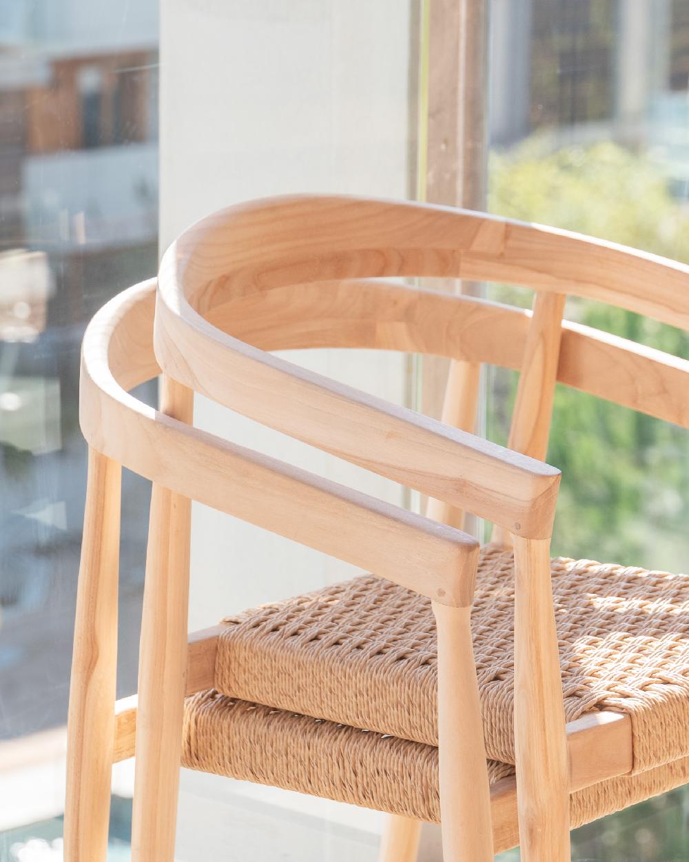 Set Comedor 4pl Extensible Madera 140/200x86 Y Butaca - Lamas & Modena