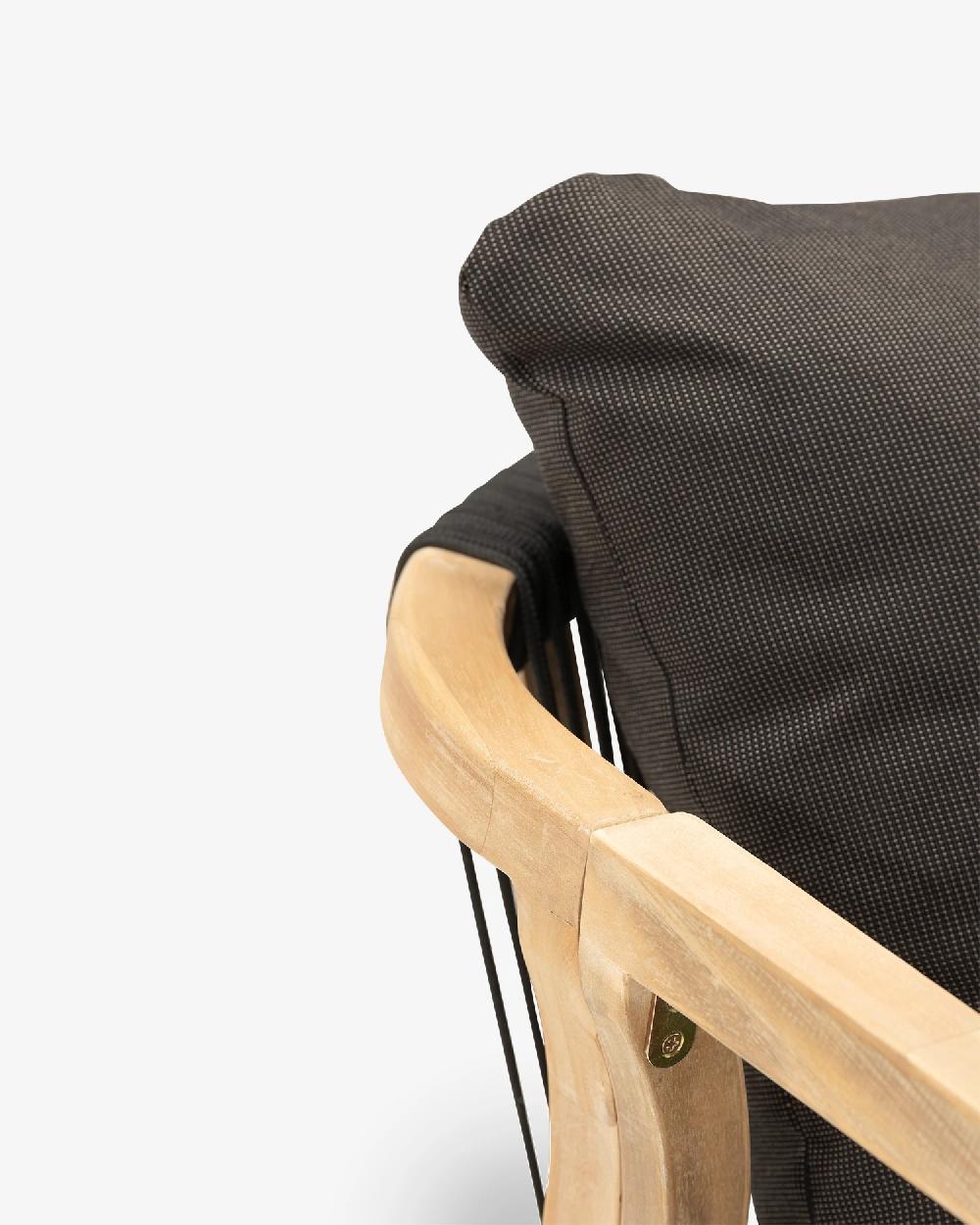 Set Comedor Jardin 4 Plazas Mesa Extensible Madera 140/200x86 - Lamas & Zanzibar