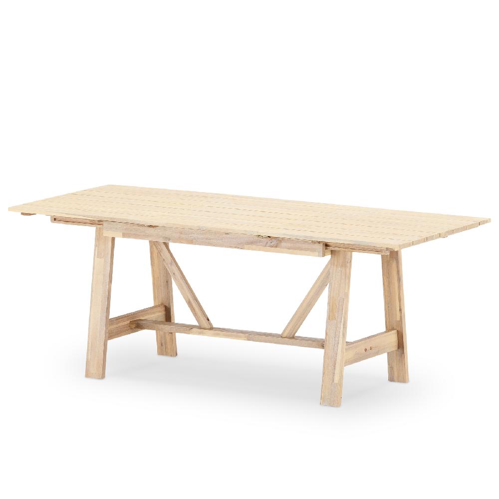 Set Comedor Jardin 4 Plazas Mesa Extensible Madera 140/200x86 - Lamas & Provenza