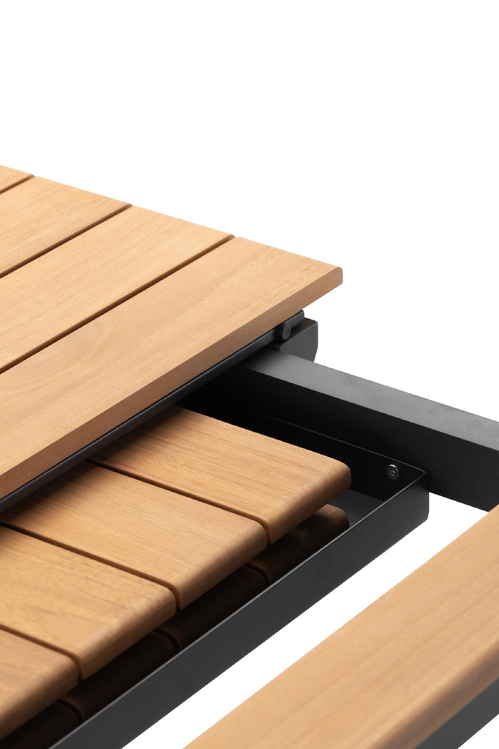 Set De Comedor Jardin Extensible 8 Plazas Antracita - Ottawa & Gala