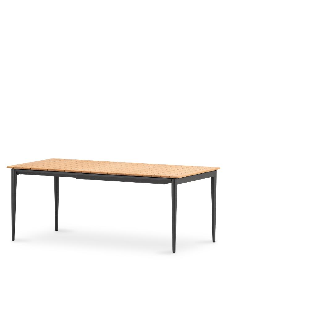 Set De Comedor Jardin Extensible 8 Plazas Antracita - Ottawa & Gala