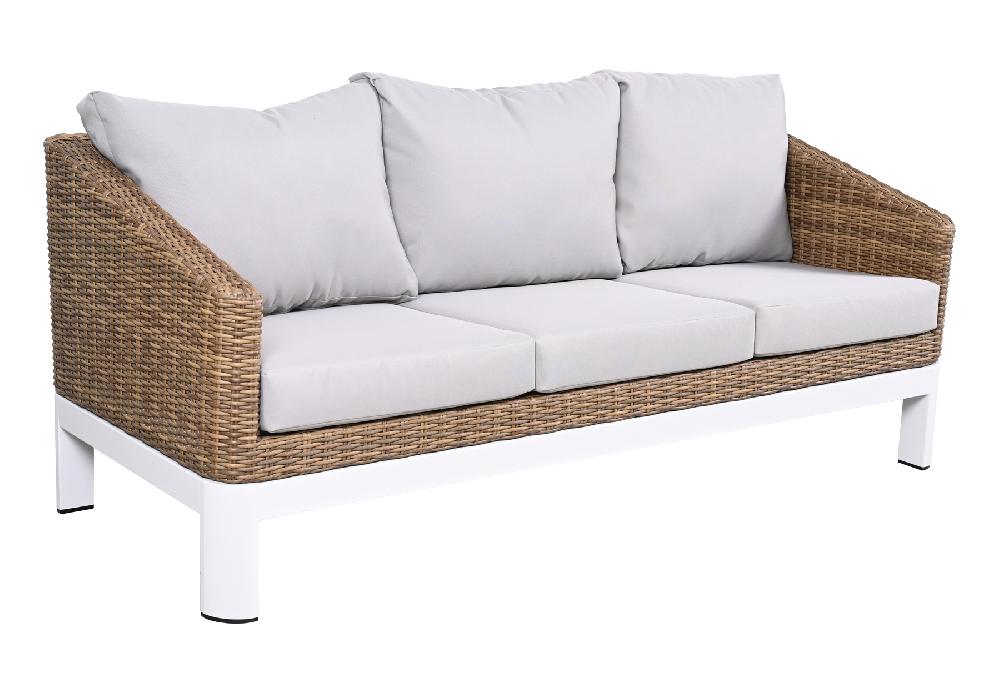 Set De Muebles De Porche De Aluminio Salónica (sofá + Mesa). Parte Conjunto