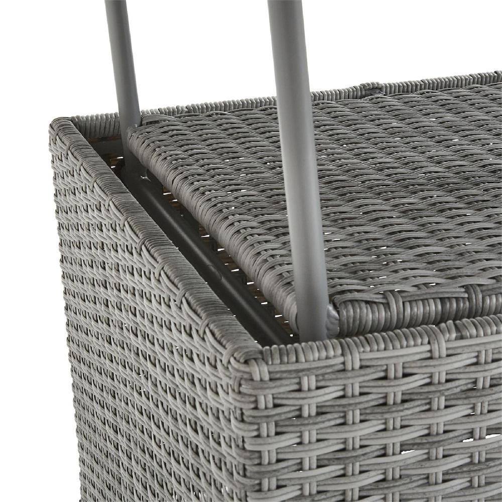 Set De Muebles De Porche NATERIAL Davos De Aluminio Y Ratán 6 Personas