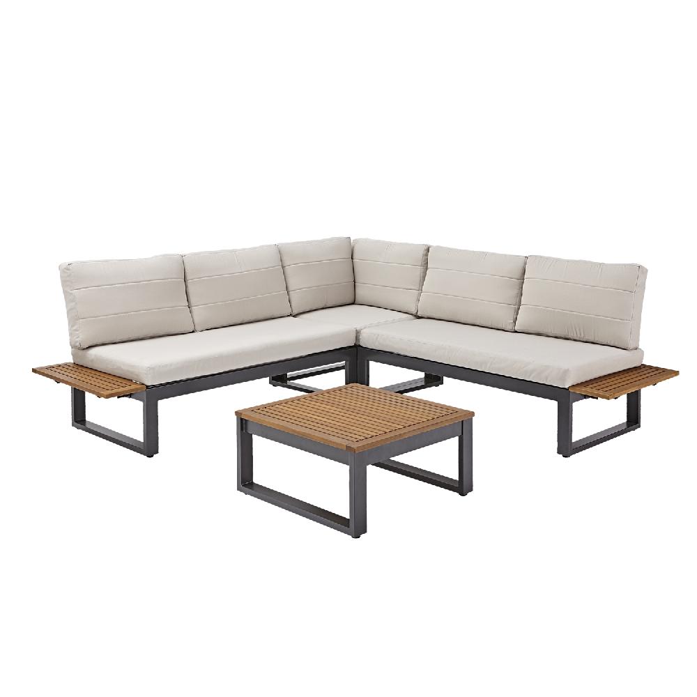 Set De Porche De Aluminio NATERIAL Oris Para 5 Personas