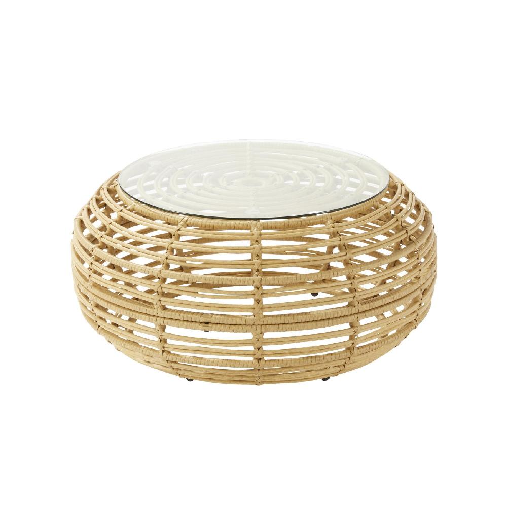 Set De Porche NATERIAL Bellis De Aluminio/mimbre Para 5 Personas