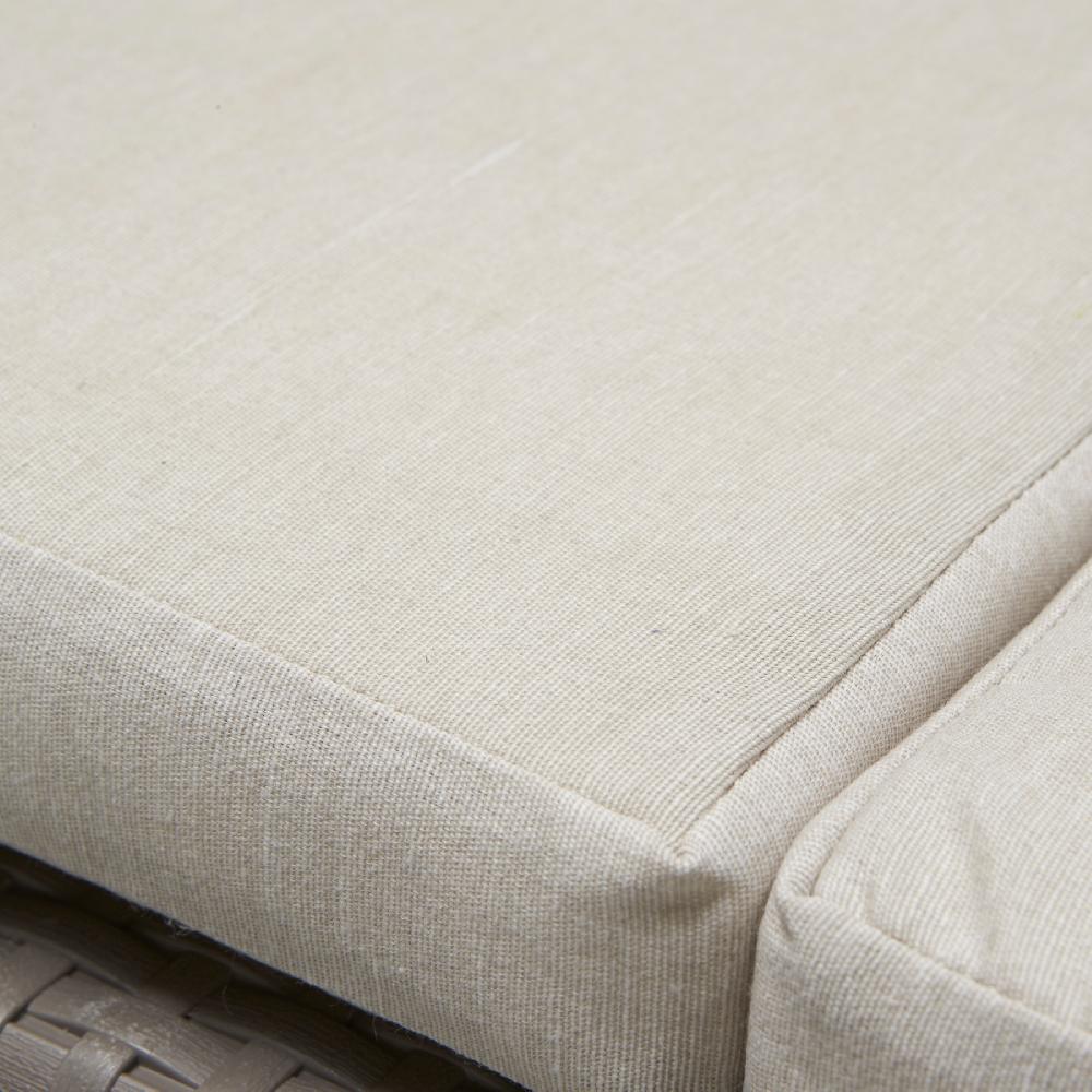 Set De Sofás Y Mesa Baja De Resina Para Porche Salemo Capuccino Para 4 Personas