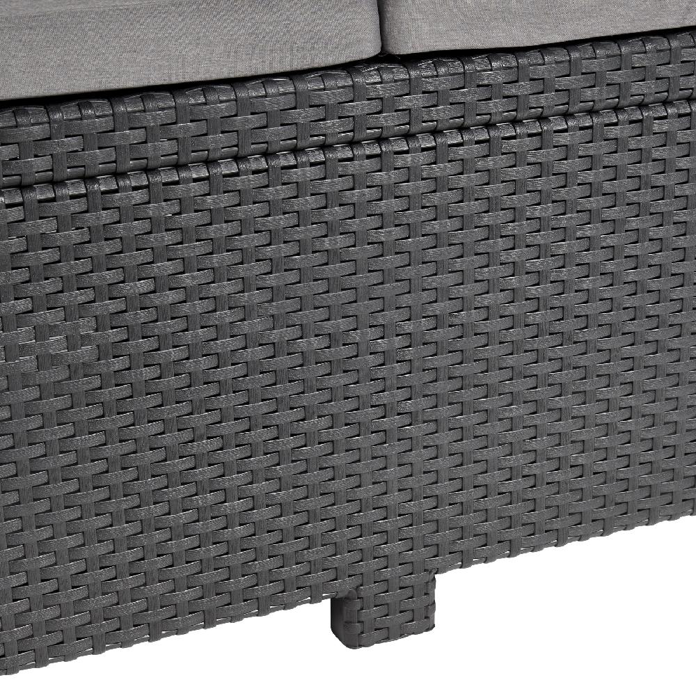 Set De Sofás Y Mesa Baja NATERIAL Novo De Resina Para 4 Personas