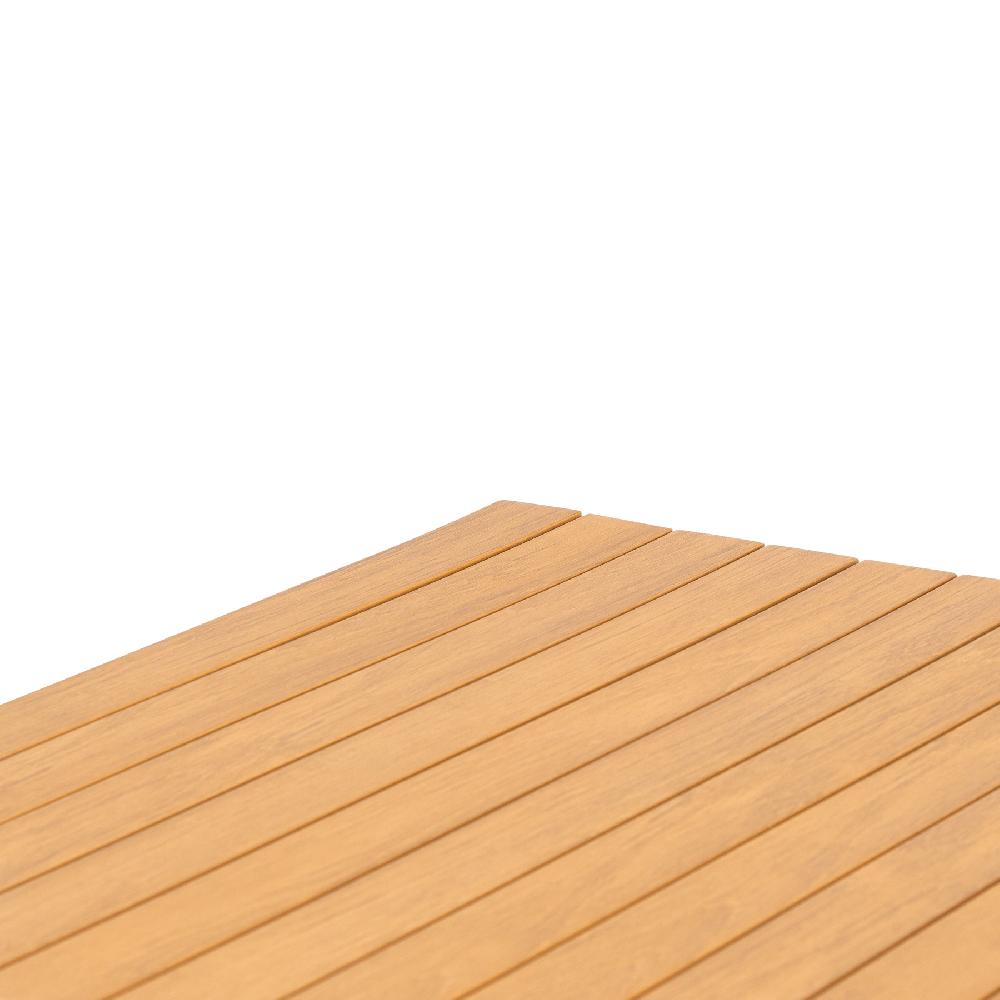 Set Jardin Mesa 70x70 Y 2 Sillas Con Cojín Aluminio Beige - Osaka