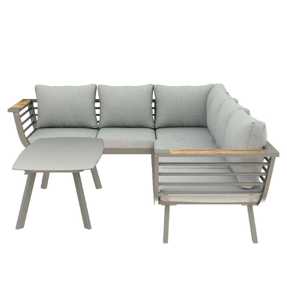 Set Porche Neckar De Aluminio Para 6 Personas