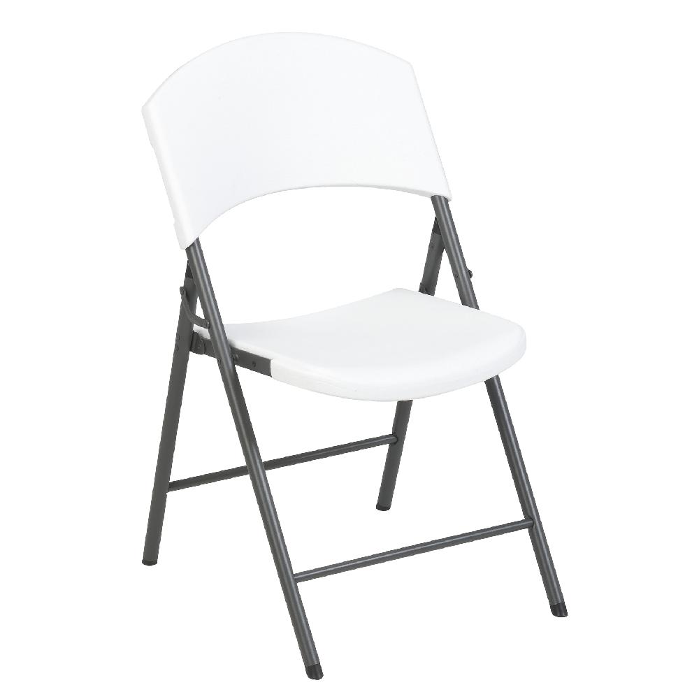 Silla Plegable De Jardín De Acero Catering Blanco