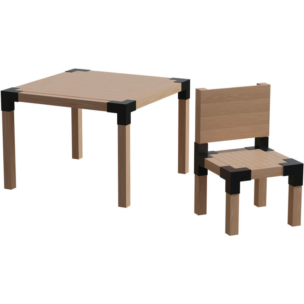 Soporte De Suelo "PLUG-IN" 71x71 Mm (K) Para Postes De Madera 7x7 Cm