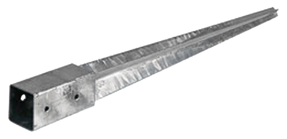 Soporte poste para de acero para poste de 9 x 9 cm