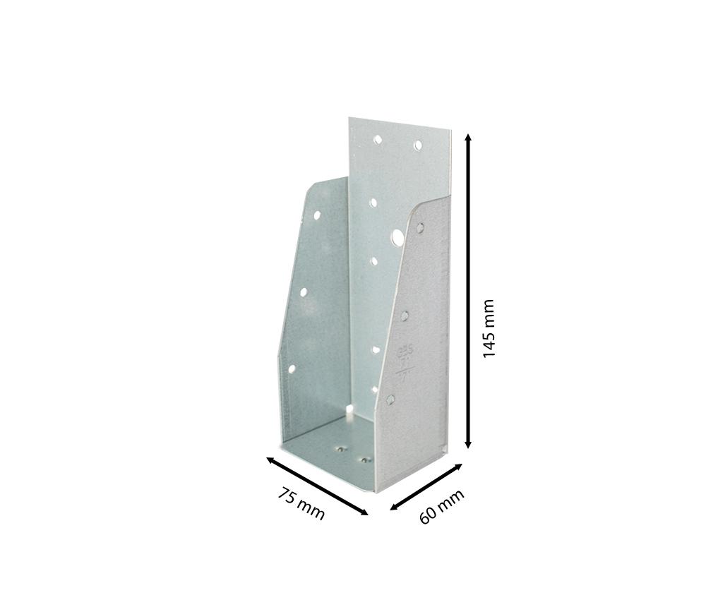 Soportes De Vigas Sin Pestaña Para Vigas De 7 X 14 5 Cm - Por Unidad