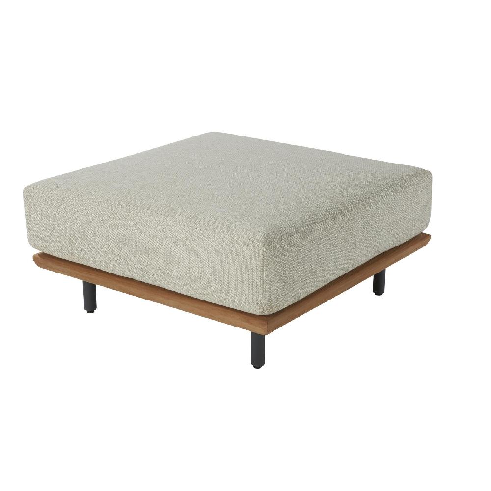 Taburete Auxiliar De Madera NATERIAL Calisto Beige