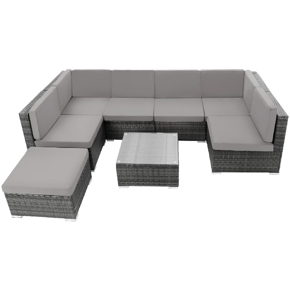 TECTAKE Conjunto De Muebles De Ratán Para 6-7 Personas